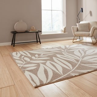 Kilimas šviesiai rudos spalvos 120x170 cm Sorral Leaves  – Catherine Lansfield
