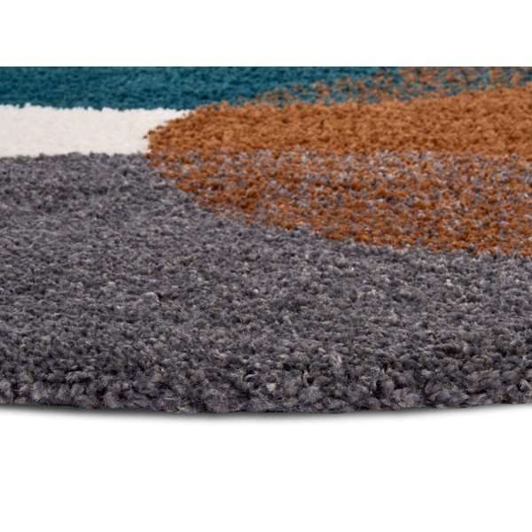 Apvalios formos kilimas rudos spalvos ø 160 cm Arti – Hanse Home-image-3