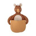 Iš tekstilės vaikiškas krepšys rudos spalvos 46x7,5x33 cm Toto – Bloomingville Mini