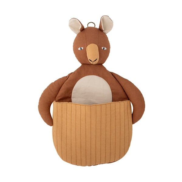 Iš tekstilės vaikiškas krepšys rudos spalvos 46x7,5x33 cm Toto – Bloomingville Mini