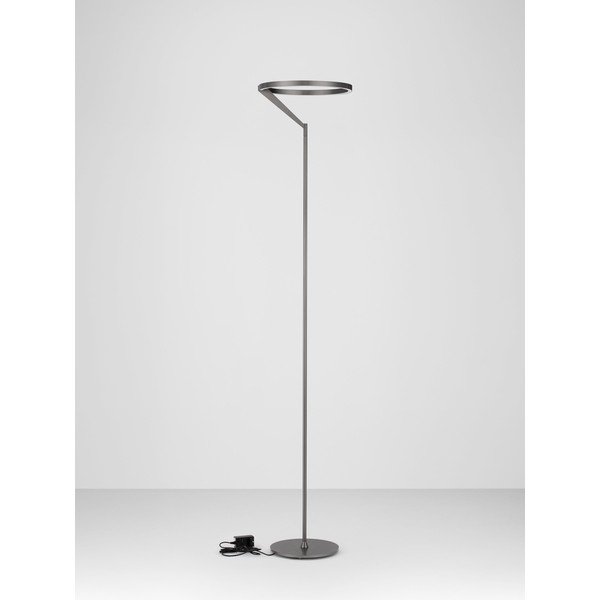 Sidabrinės spalvos iš aliuminio pastatomas šviestuvas LED su pritemdymo funkcija (aukštis 168 cm) Tilia – Nova Luce-image-4
