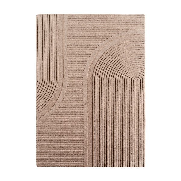 Skalbiamas smėlio spalvos kilimas 80x250 cm Pompei 1612 – Ayyildiz Carpets