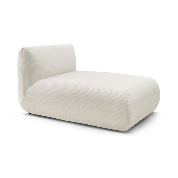Baltos velvetinės sofos modulis Lecomte - Bobochic Paris-image-1