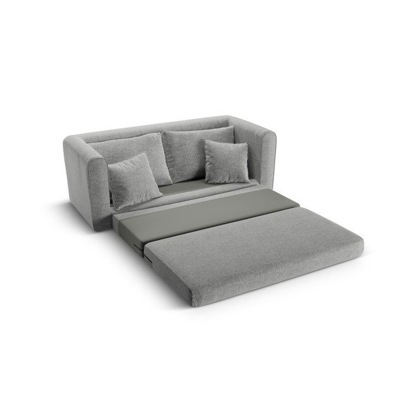 Šviesiai pilkos spalvos sulankstoma sofa 158 cm Lido – Micadoni -image-4