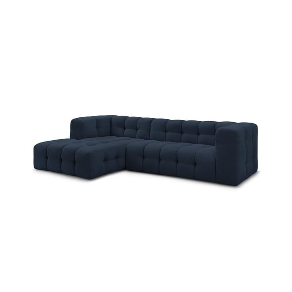 Kampinė sofa tamsiai mėlynos spalvos Cloud – Bobochic Paris-image-3