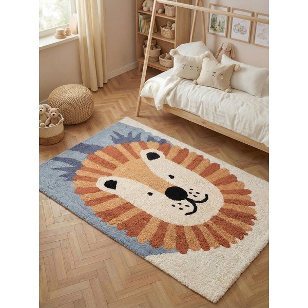 Skalbiamas/rankų darbo iš medvilnės vaikiškas kilimas 140x200 cm Snuggle Samba – Hanse Home-image-1