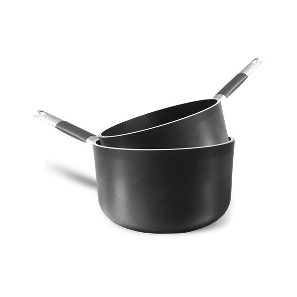 Pentole Agnelli Al Black juoda neprideganti aliuminio keptuvė, ø 16 cm-image-1