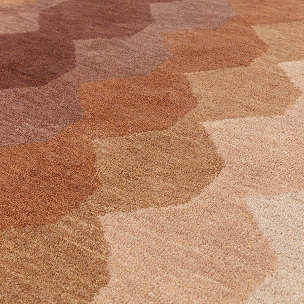 Kilimas iš vilnos raudonos plytų spalvos 160x230 cm Hive – Asiatic Carpets-image-2