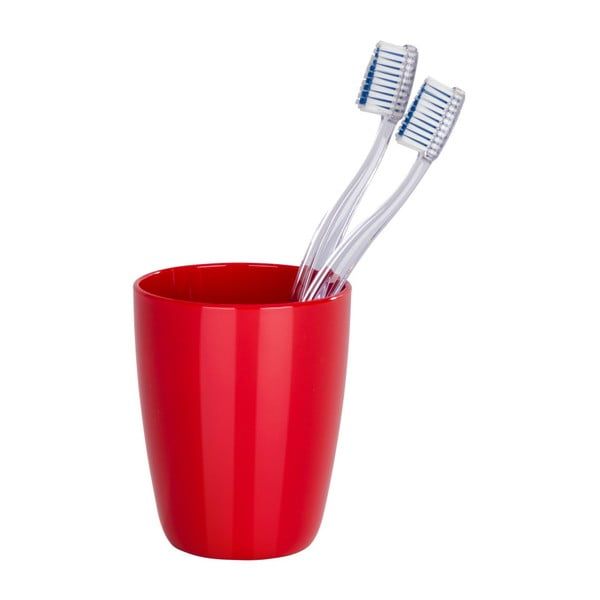 Raudonas dantų šepetėlio puodelis "Wenko Cocktail Red