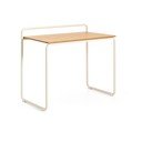 Vaikiškas rašomasis stalas su uosio dekoro stalviršiu 45x82 cm Tinn – Kave Home