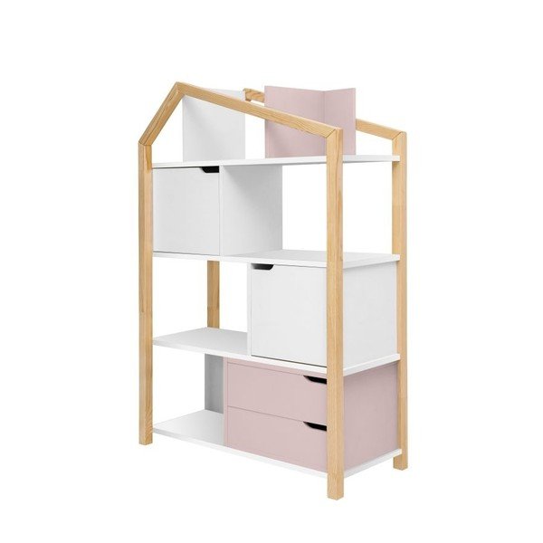 Vaikiška lentyna su rožinėmis detaėmis Bellamy Phoebe Flamingo, 89 x 130 cm-image-2