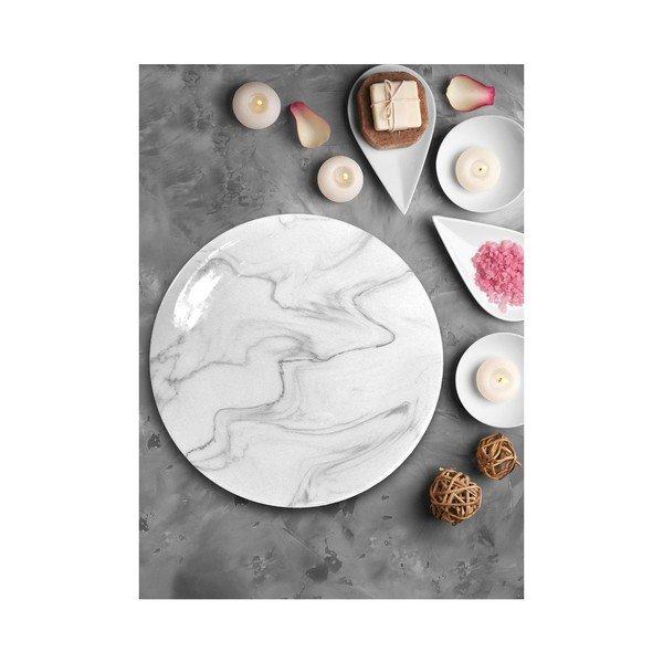 Keraminė lėkštė Marmuras, ⌀ 25 cm-image-1