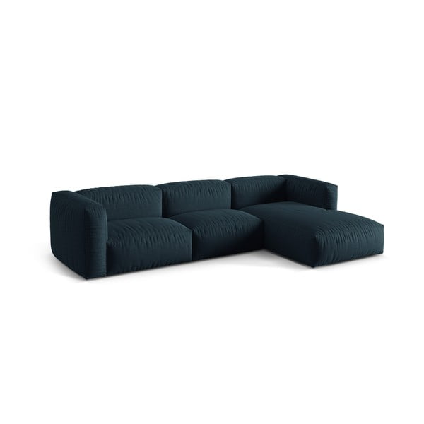 Modulinė kampinė sofa tamsiai mėlynos spalvos (su dešiniuoju kampu) Martina – Micadoni Home-image-3