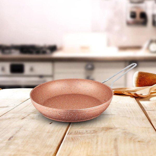 Rožinė aliuminio keptuvė Güral Porselen Classic, ø 26 cm-image-1