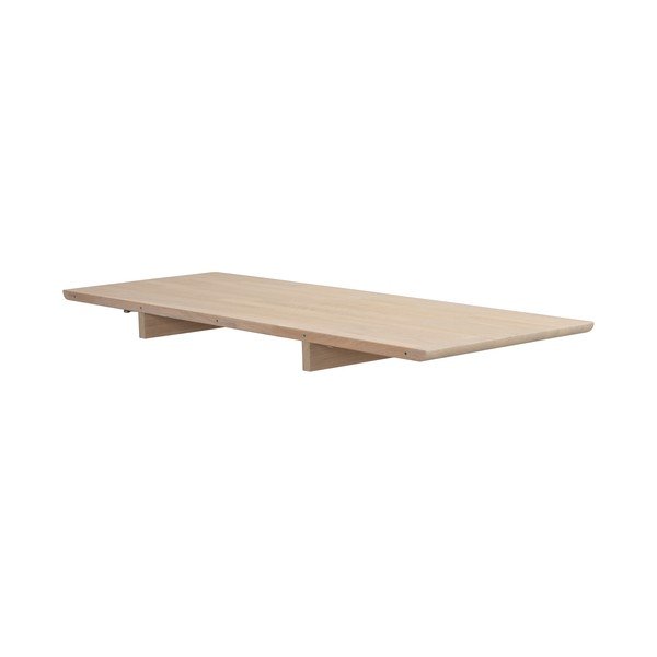 Iš ąžuolo masyvo stalo prailginimas 140x50 cm Clapperton – Rowico-image-3