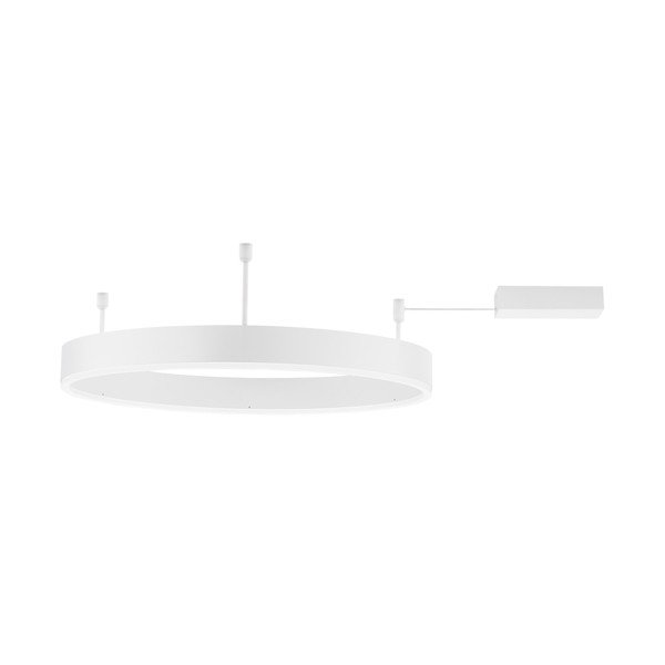 Matinės baltos spalvos iš aliuminio lubinis šviestuvas LED su pritemdymo funkcija Motif – Nova Luce