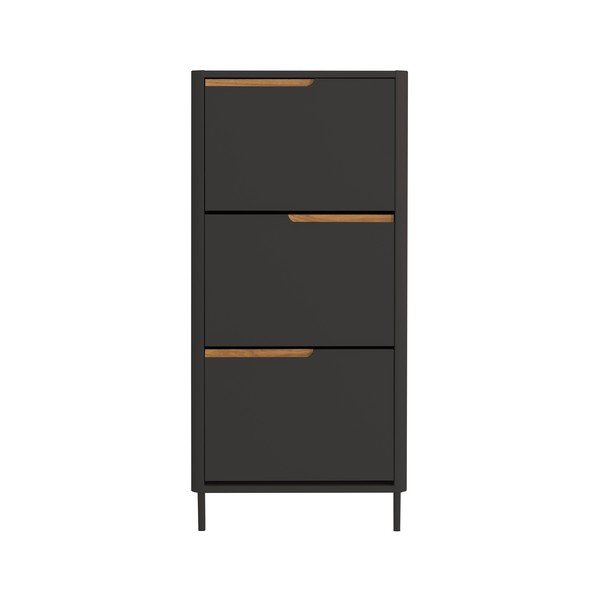 Antracito spalvos batų dėžė Tenzo Switch, 62 x 131 cm-image-2