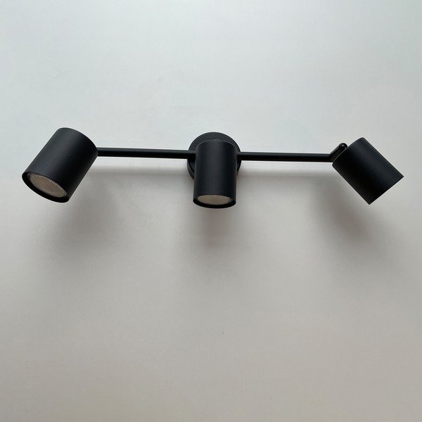 Iš metalo taškinis šviestuvas juodos spalvos LED 8x42 cm Vano – Fischer & Honsel-image-1