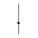 Juodos spalvos sieninė lempa LED Sword – Opviq lights