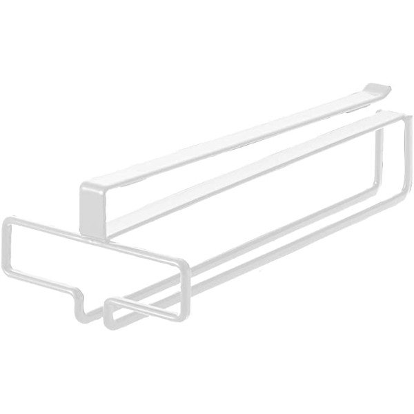 Pakabinamas baltos spalvos iš metalo stiklinės laikiklis Tower – YAMAZAKI