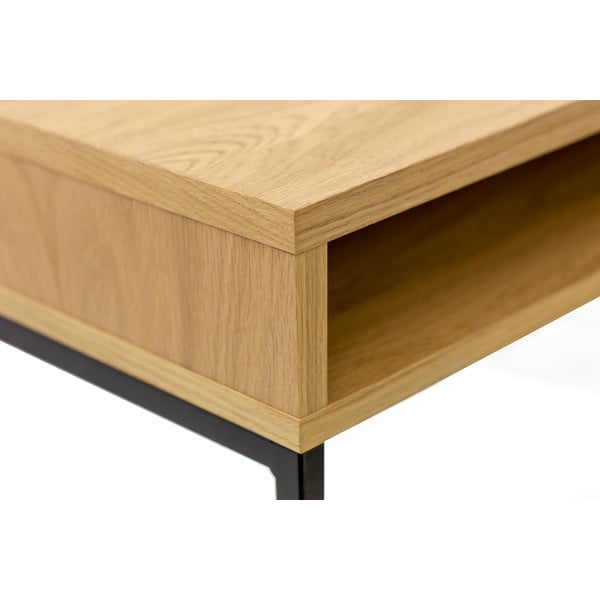 Rašomasis stalas su ąžuolo dekoro stalviršiu 35x100 cm Frame – Woodman-image-4