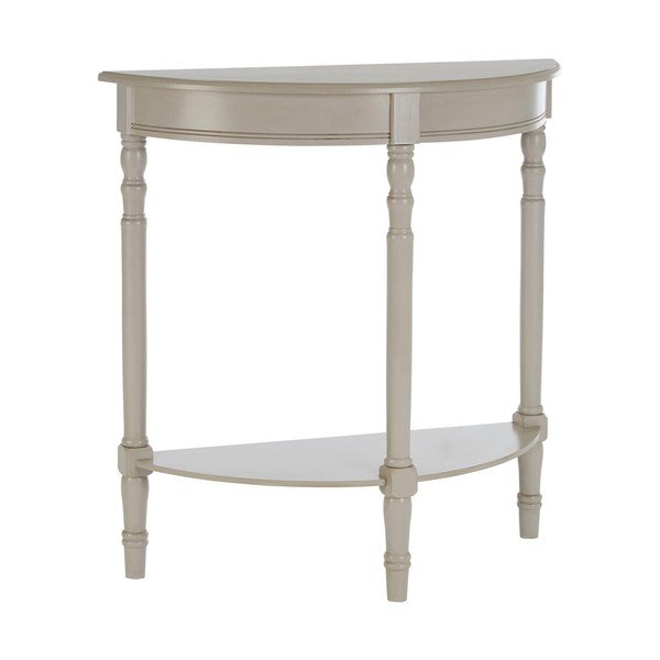 Pilkos spalvos iš pušies masyvo konsolinis staliukas 30x80 cm Heritage – Premier Housewares