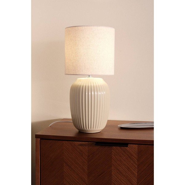 Smėlio spalvos iš keramikos stalinis šviestuvas (aukštis 41,5 cm) Karlsson – Jotex-image-1