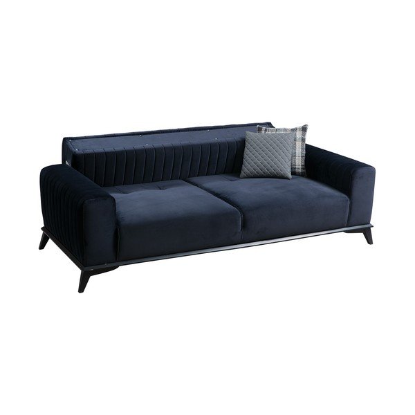 Sofa tamsiai mėlynos spalvos 220 cm Lisa – Balcab Home-image-3