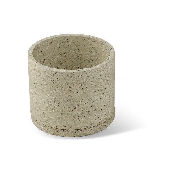 Baltas vazonas Bonami Selection Terrazzo, ø 26 cm-image-2