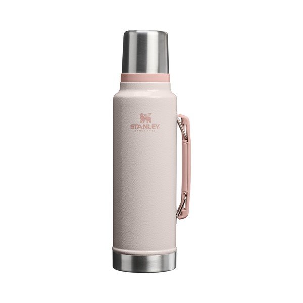 Šviesiai rožinės spalvos iš nerūdijančio plieno termosas 1,4 l Legendary Classic Bottle Hammertone Rose Quartz – Stanley