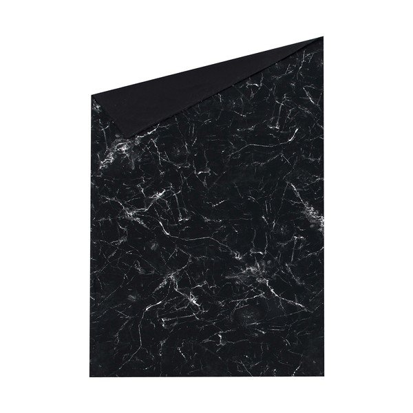 Juoda viengulė patalynė iš medvilnės Westwing Collection, 150 x 220 cm