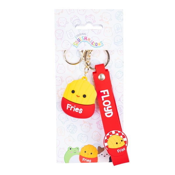 Raudonos spalvos raktų pakabukas Fizz Floyd – SQUISHMALLOWS-image-2