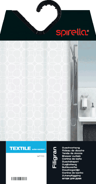 Dušo užuolaida 180x200 cm Filigran – Spirella-image-1