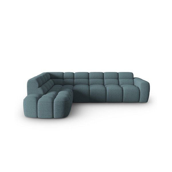 Kampinė sofa mėlynos spalvos Lisa – Micadoni Home