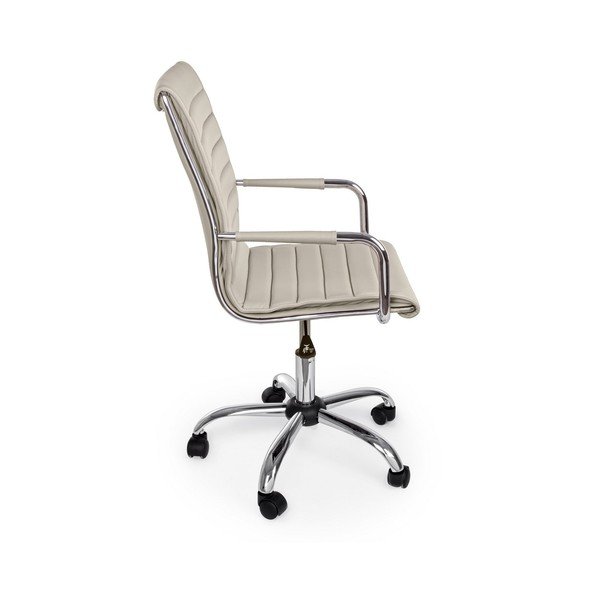 Taupe spalvos iš dirbtinės odos biuro kėdė Perth – Yes Everyday-image-3