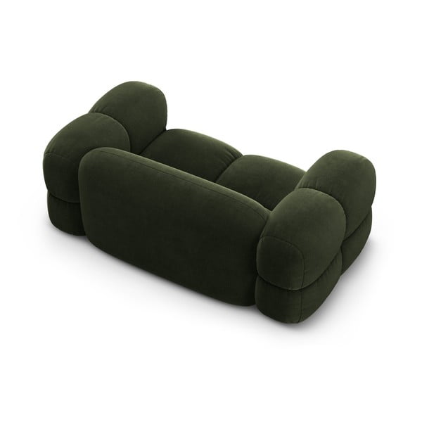 Žalios spalvos iš velveto sofa 180 cm Loretto – Cosmopolitan Design-image-4