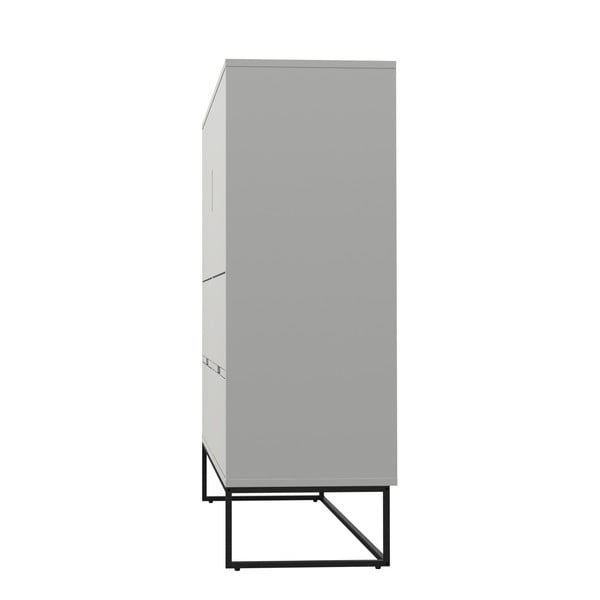 Balta komoda su 4 stalčiais Tenzo Lipp-image-4