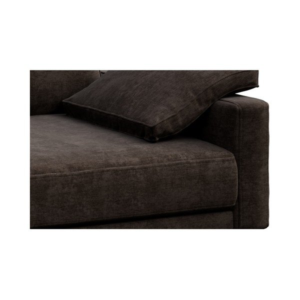 Tamsiai ruda kampinė sofa MESONICA Musso, kairysis kampas-image-2