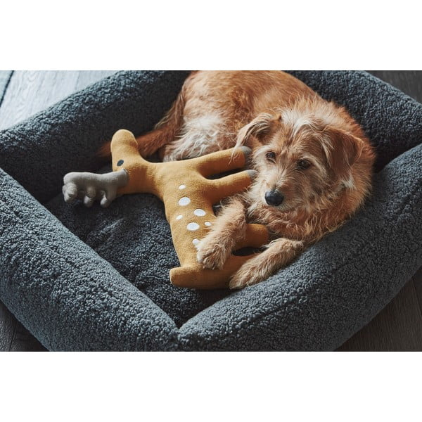 Iš boucle augintinio guolis tamsiai pilkos spalvos šuniui 71x91 cm Senso Graphite M – MiaCara-image-1