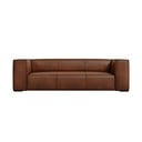Konjako rudos spalvos odinė sofa 227 cm Madame - Windsor & Co Sofas