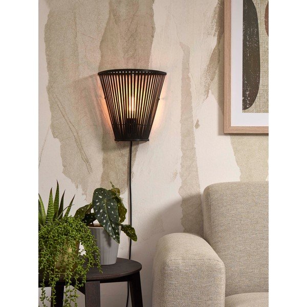 Sieninė lempa juodos spalvos Merapi – Good&Mojo-image-4