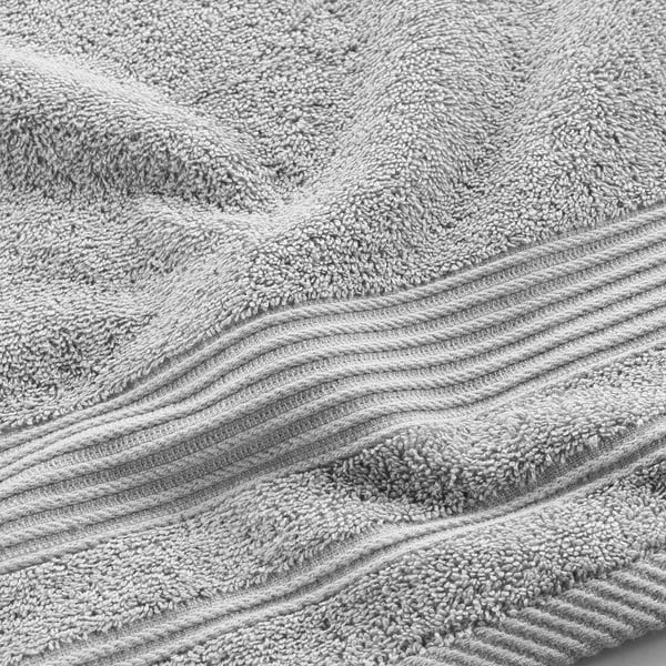 Iš frote audinio iš medvilnės rankšluostis šviesiai pilkos spalvos 50x90 cm Tendresse – douceur d'intérieur-image-2