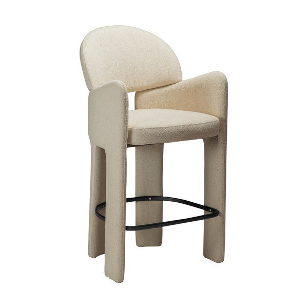 Smėlio spalvos baro taburetė (sėdynės aukštis 68,5 cm) Aole – DAN-FORM Denmark