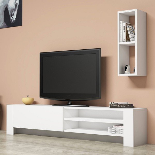Baltas TV staliukas Naz-image-4
