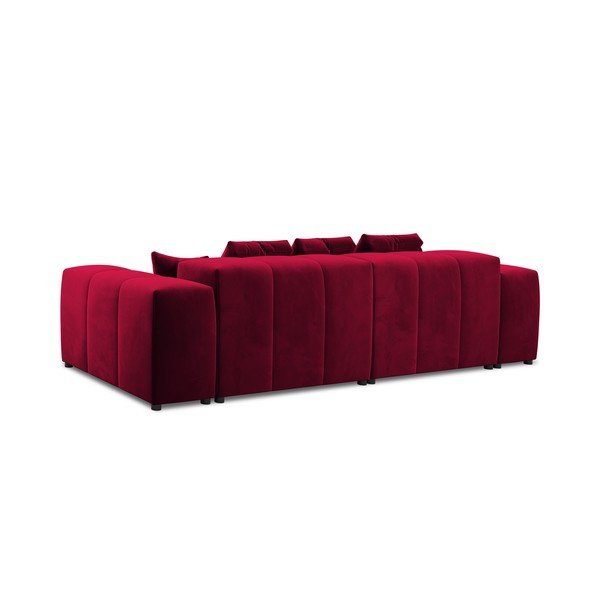 Raudono aksomo sofa 320 cm Rome Velvet - Cosmopolitan Design-image-4