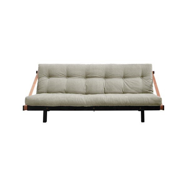 Kintama sofa "Karup Design Jump" Juoda / lininė smėlio spalvos