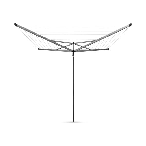 Sidabrinės spalvos sodo skalbinių džiovykla 50 m Essential – Brabantia