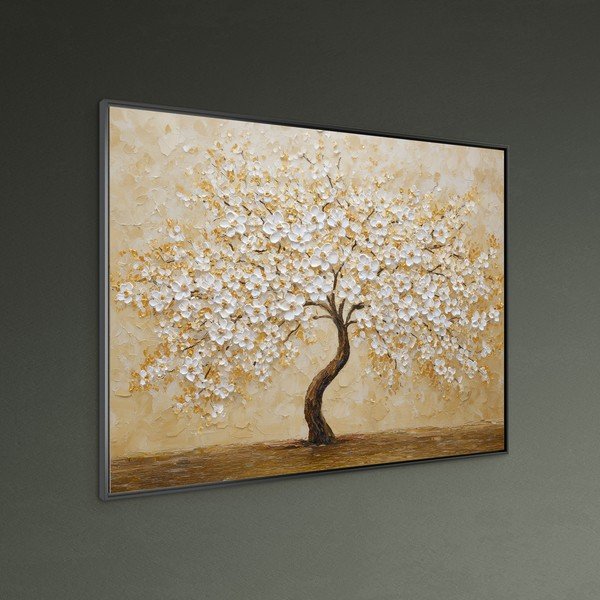 Spausdintas paveikslas su rėmeliu 80x60 cm Golden Tree – Styler-image-1