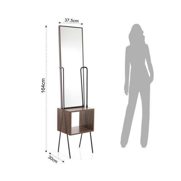 Stovintis veidrodis Tomasucci Billa, aukštis 164 cm-image-2