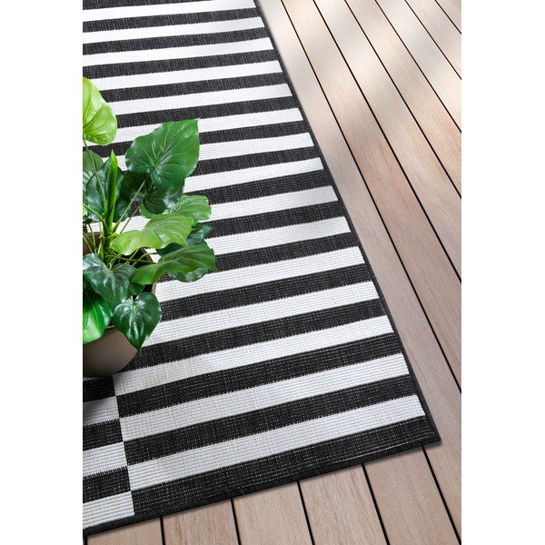 Juodos ir baltos spalvos kilimas 80x150 cm Viela – Hanse Home-image-3